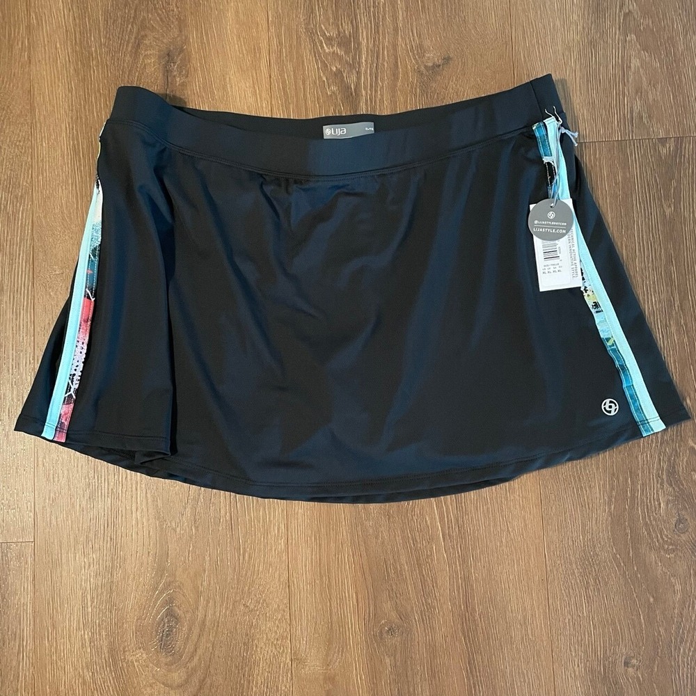 NEW Lija‎ Womens Size XL 13" Tennis Skort Luxury Athletic Activewear Skirt $105